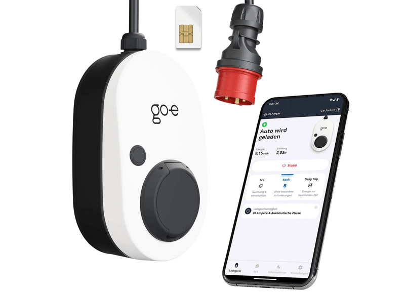 Go-e elektromos autó töltő