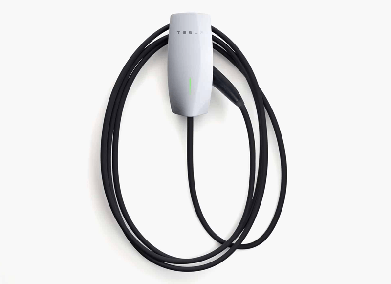 Tesla elektromos autó töltő